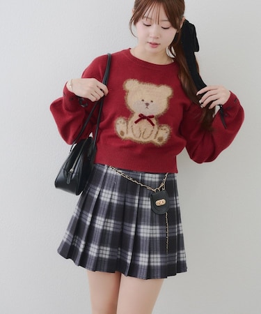 【RMAF】リボンくまさんニット