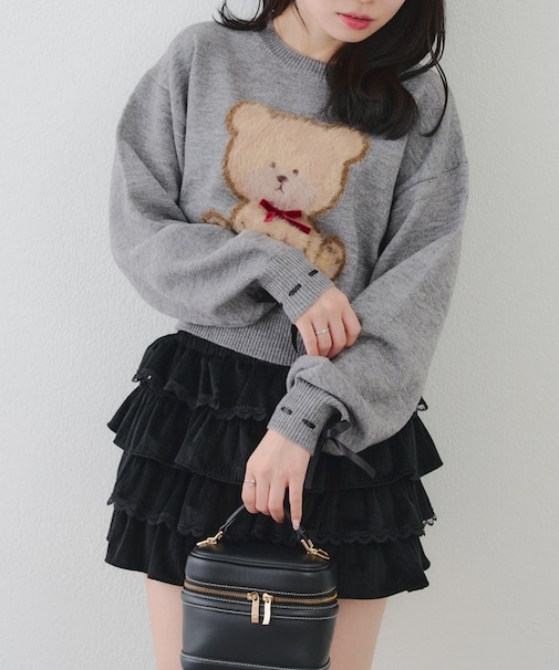 【RMAF】リボンくまさんニット