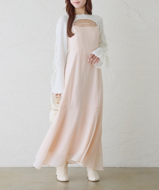 【one after another】アンサンブルニットワンピ