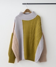 【NAO】ケーブル切替ハンドステッチプルオーバー