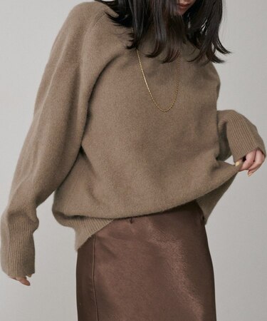 【LARUTA】FOX混２WAYニットプルオーバー