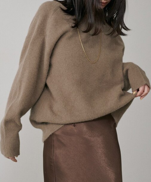 【LARUTA】FOX混２WAYニットプルオーバー