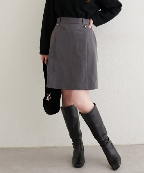 【EVERY.VERY niceclaup】台形キュロットスカート