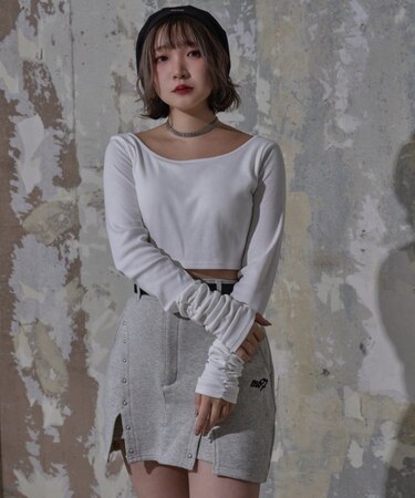 【Mavie..7】カップ付インナーロンT