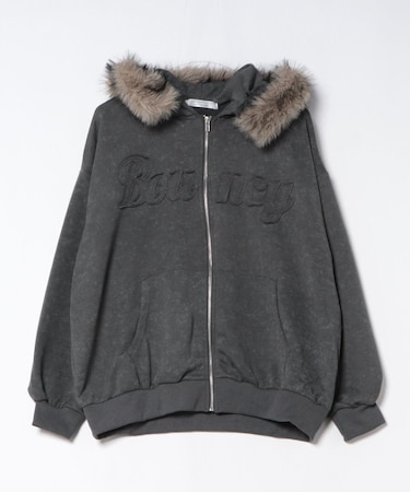 春もマストバイ?【RMAF】フードファー取外しZIPパーカー