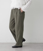 裏起毛コール天タックパンツ