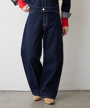 【2026SS】カーブラインデニムパンツ