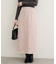 【natural couture】ストレッチツイードタイトスカート