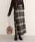 【natural couture】チェック柄ペンシルスカート