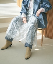 【2026SS】ひげレースティアードスカート