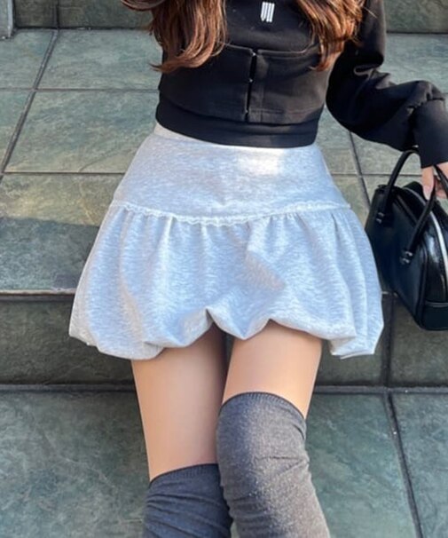 【2026SS】レースバルーンミニスカート