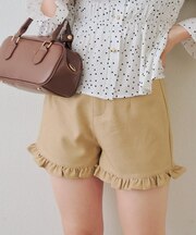 【2026SS】裾フリルショートパンツ