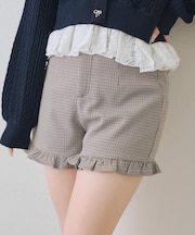 【2026SS】裾フリルショートパンツ