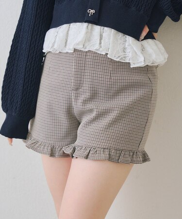 【2026SS】裾フリルショートパンツ