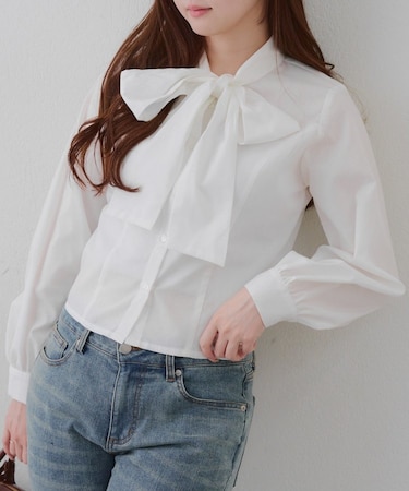 【2026SS】アソートボウタイブラウス