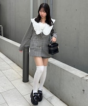 【2026SS】丈違いフリル衿ジャケット