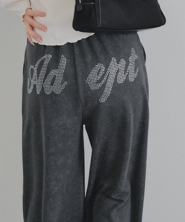 【RMAF】バックロゴラインストーン付スウェットパンツ