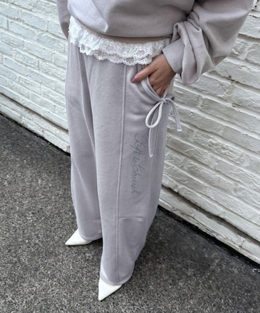 【2026SS】ラメ裏毛スウェットパンツ