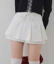 【2026SS】リボン付プリーツスカパン