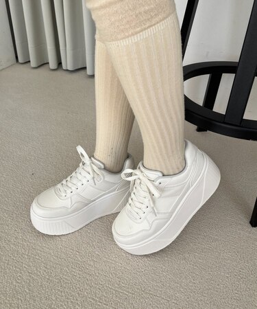 【2026SS】-3kg見え、厚底スニーカー