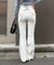 【後ろ姿まで可愛い】バックリボンデニムフレアパンツ