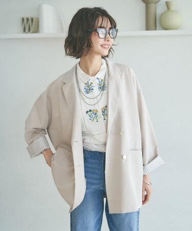 レースSET、BIGテーラードジャケット