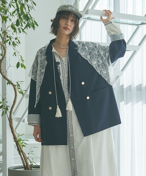 レースSET、BIGテーラードジャケット