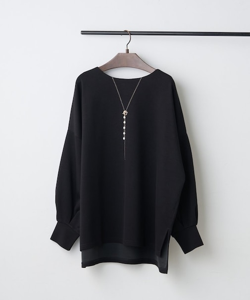 ネックレス刺繍２WAYプルオーバー