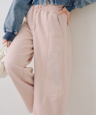 キラキラロゴスウェットパンツ