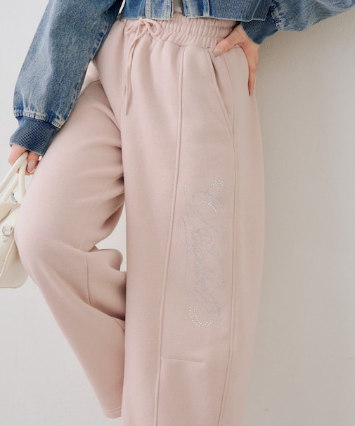 キラキラロゴスウェットパンツ