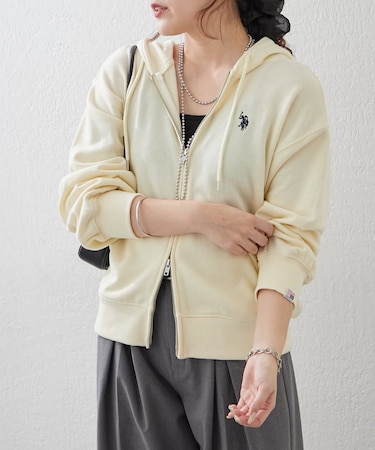 【U.S. POLO ASSN. ×RMAF】WZIPパーカー