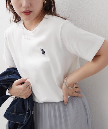 【U.S. POLO ASSN. ×RMAF】スムースTシャツ