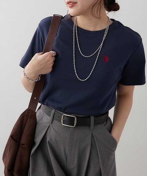 【U.S. POLO ASSN. ×RMAF】スムースTシャツ