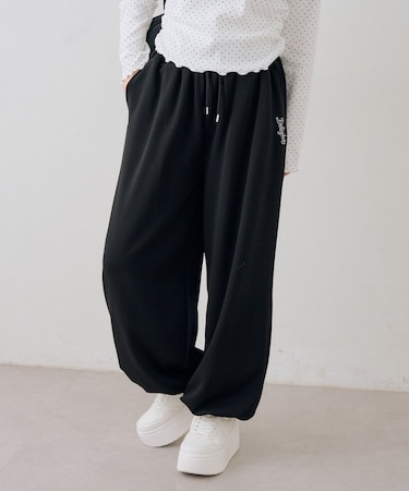 【set upで楽しめる】ロゴキラリダンボールスウェットパンツ