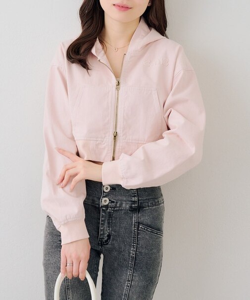 【スタイルアップ】ショート丈ツイル/デニムマンパ