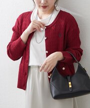 【U.S. POLO ASSN. ×RMAF】ケーブルカーディガン