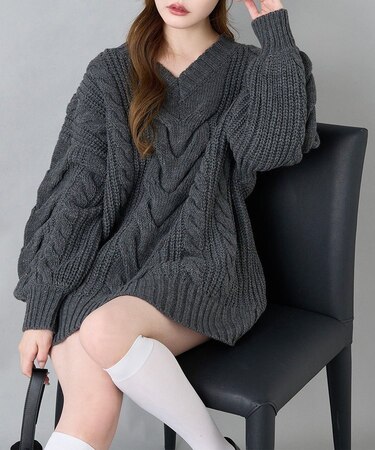 【one after another】ケーブルチュニック