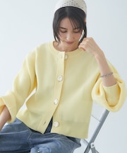 【2デザイン】ニュアンス釦カーディガン