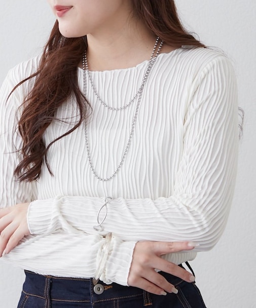 ウェーブジャガードプルオーバー