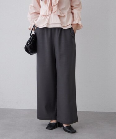 らくちんな着心地、リラックスイージーワイドパンツ