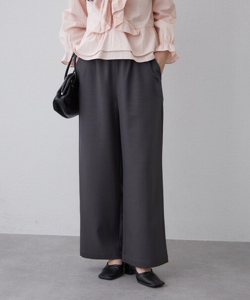 らくちんな着心地、リラックスイージーワイドパンツ