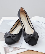 【レディライクな足元に】リボン付バレエシューズ