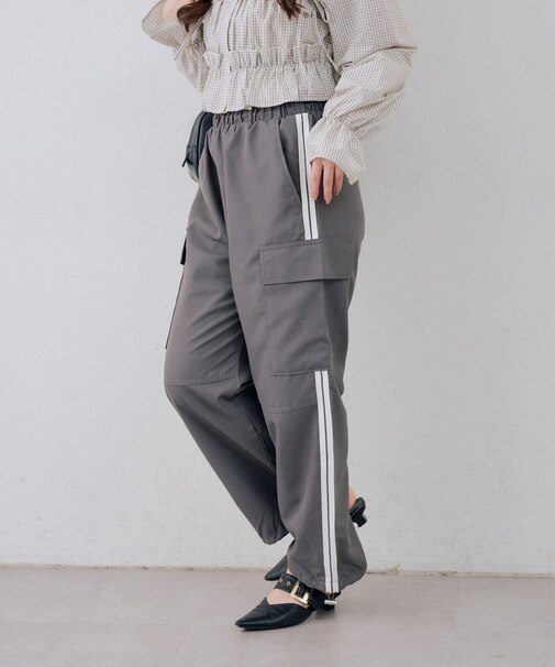 【RMAF】脇ライン入りカーゴパンツ