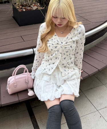 【RMAF】花柄ジャガード×キャミSET