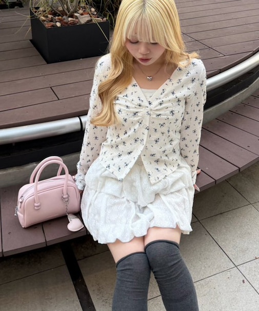 【RMAF】花柄ジャガード×キャミSET