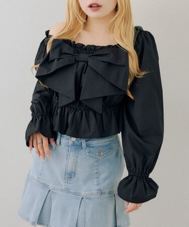 【RMAF】リボン付きブラウス