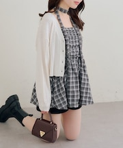 アソート柄バルーンキャミチュニック