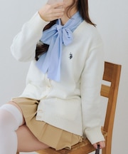 【U.S. POLO ASSN. ×RMAF】スクールカーディガン