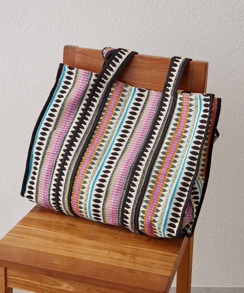 【nane】【Insida Series】ルレックスジャガードトートバッグ