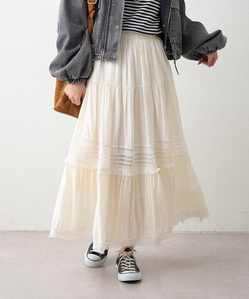 ティアードスカート